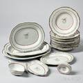 Seventeen Pieces of Armorial Export Porcelain