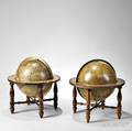 Josiah Lorings 12inch Celestial and Terrestrial Globes