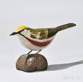 Carved and Painted Chestnutsided Warbler