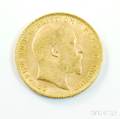 1905 British Gold Sovereign 