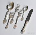 Wallace Rose Pattern Sterling Silver Flatware Service