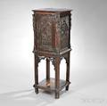Gothic Revival Walnut Cabinet