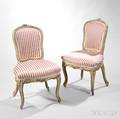 Pair of Painted Louis XV Side Chairs