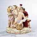 Meissen Porcelain Mythological Figural Group with Bacchus