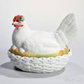 Porcelain Hen on Nest