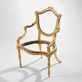 George III Giltwood Armchair