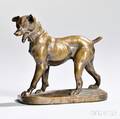 After Charles Paillet France 1871  1937 Bronze Dog