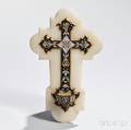 Continental Champleveenameled Holy Water Font