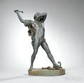 After Charles FervilleSuan French 18471925 Bronze of La Frayeur