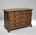 Italian Baroquestyle Chest with Figural Mounts
