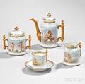 Kornilov Porcelain Fourpiece Tea Set