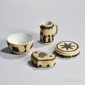 Four Wedgwood Yellow Jasper Dip Items