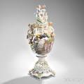 Dresden Porcelain Vase and Cover