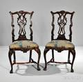 Pair of AngloPortugeuse Chippendalestyle Chairs