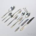 International Royal Danish Pattern Sterling Silver Flatware Service