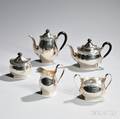 Fivepiece Tuttle Sterling Silver Tea and Coffee Service