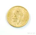 1913 British Gold Sovereign 