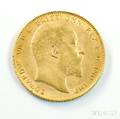 1908 British Gold Sovereign 