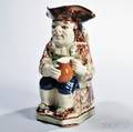 Staffordshire Creamware Toby Jug