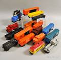 Seventeen Lionel Trains