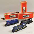 Three Boxed Lionel Train Diesel Switchers