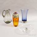 Four Pieces of Art Glass