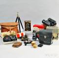 Group of Cameras Lenses and Accessories