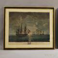 Three Framed Robert Pollard and Robert Wilkinson Handcolored Maritime Engravings