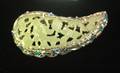 281 Carved Oriental Theme Mutton Jade Pin with Enamel