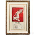 Framed Marilyn Monroe Golden Dreams Calendar