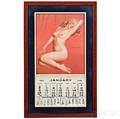 Framed Marilyn Monroe Golden Dreams Calendar