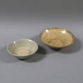 Plain Whiteglazed Dish and Ding Bowl