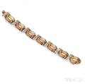 14kt Gold and Diamond Bracelet