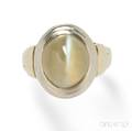 14kt Gold and Catseye Chrysoberyl Ring