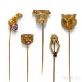 Group of Five Stickpins