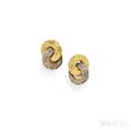 18kt Bicolor Gold Earclips Pomellato