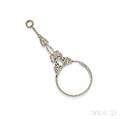 Edwardian Platinum and Diamond Magnifying Glass