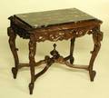232 ROCOCO STYLE CARVED FRUITWOOD SIDE TABLE