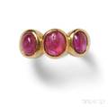 18kt Gold and Ruby Ring