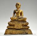 Giltlacquered Bronze Buddha Statue