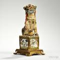Kutani Foo Lion with Brass Mounting
