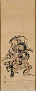 Hanging Scroll Depicting Shoki