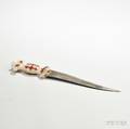 Mughal Dagger with Jade Foliate Hilt