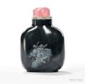 Dark Gray Jade Snuff Bottle