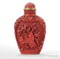 Cinnabar Snuff Bottle