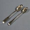 Two Sterling Silver Serving Spoons