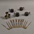 Group of Continental Sterling and Coin Silver Flatware and Hollowware