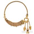 18kt Gold Gemset Necklace SeidenGang