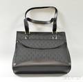 Gucci Black Canvas and Leather Shoulder Bag