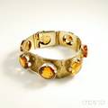 Giltsilver Citrine Bracelet